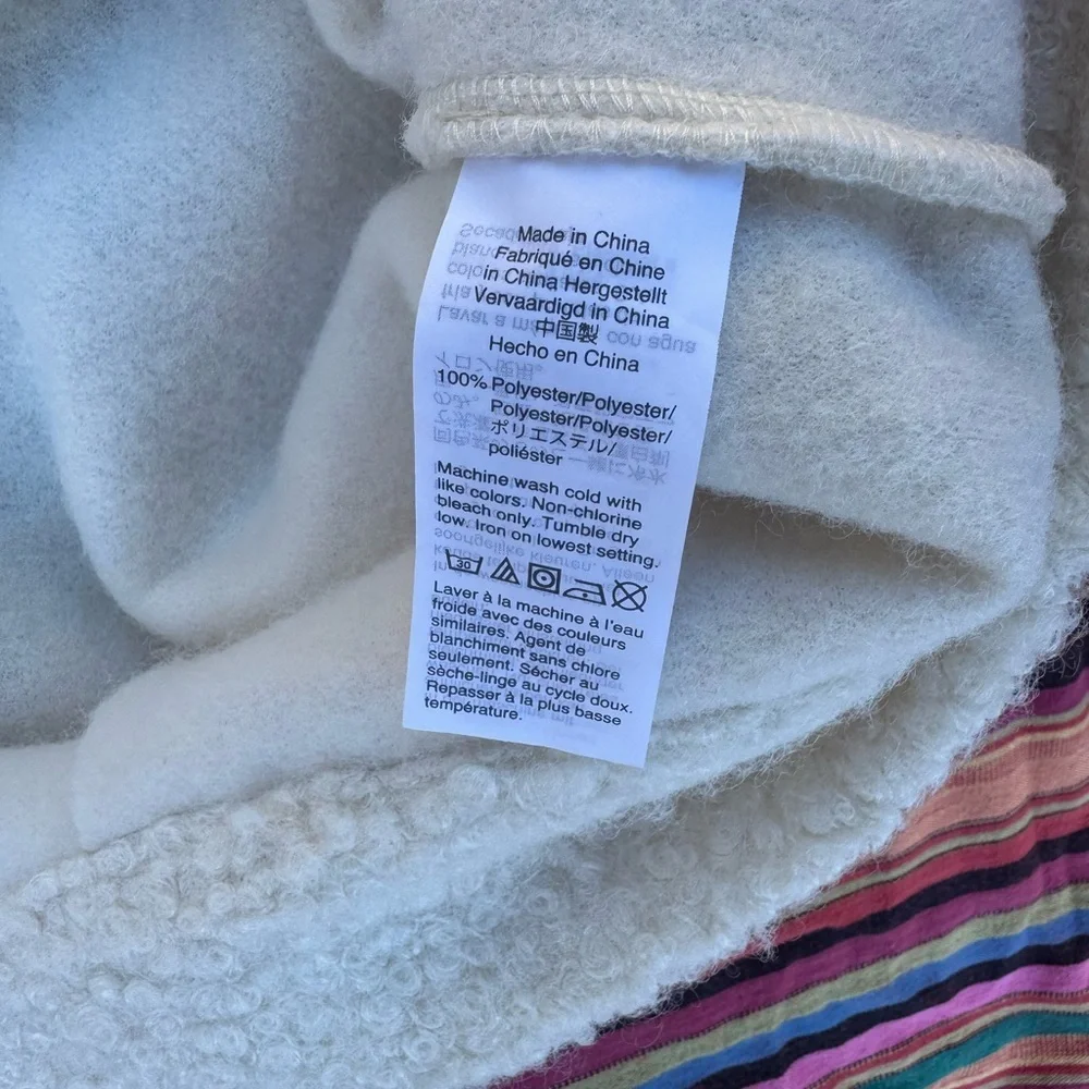 Madewell Bouclé Bomber Jacket Cream